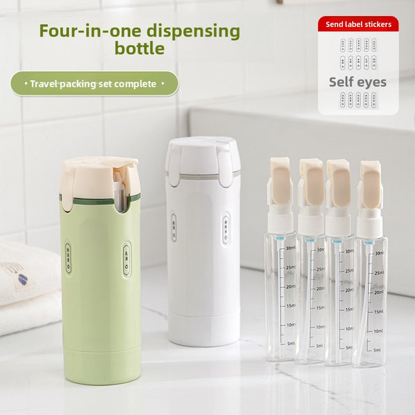Flaxon™ 4-in-1 Refillable Travel Bottle
