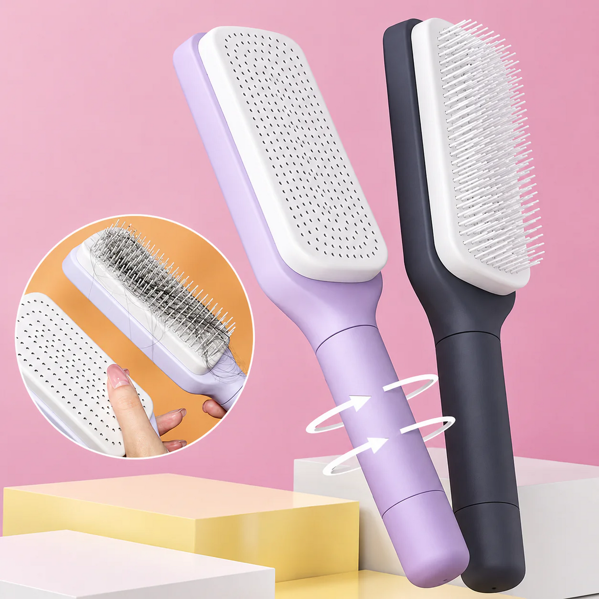 Flaxon™ FlexRotate Hair Brush